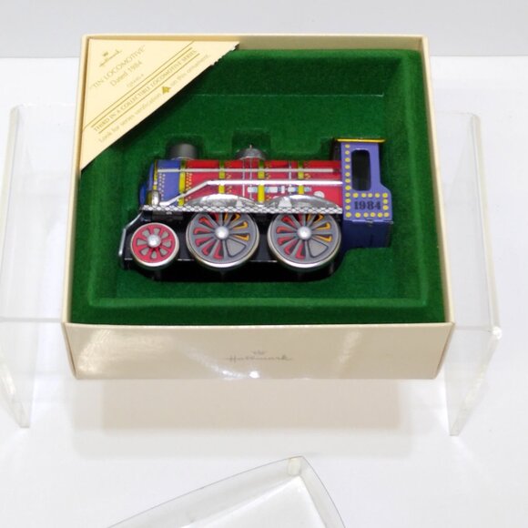 Hallmark Tin Locomotive 1984 Keepsake Ornament QX440-4 #3 In Series - Picture 2 of 8